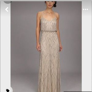 Adrianna Papell blouson sequin dress